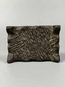 旧藏【瑞兽 青石四足砚台】全品完整，实拍如图！