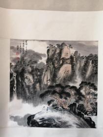 梁树年山水画（四尺斗方）