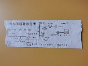 颐和园游览券——门票（早期  票面2元）