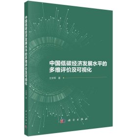 中国低碳经济发展水平的多维评价及可视化 王宗军 著 新华文轩网络书店 图书  9787030715326 王宗军 科学出版社