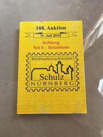 188.Schulz-Briefmarken-Auktion.11.Juli 2019（德文版）