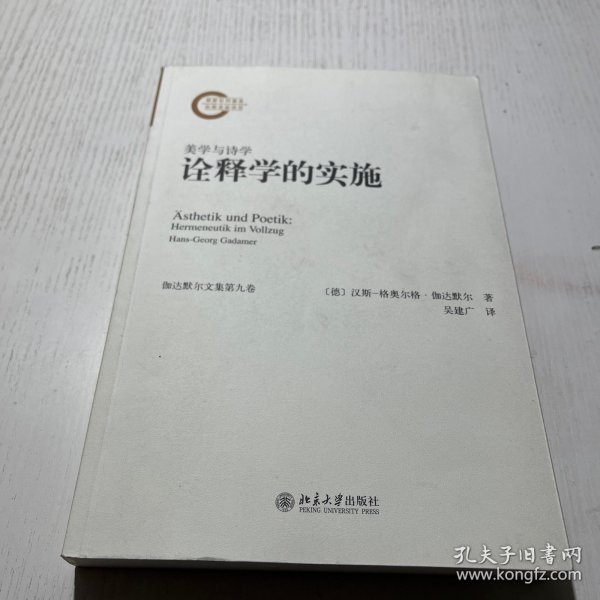 诠释学的实施：美学与诗学