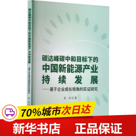 碳达峰碳中和目标下的中国新能源产业持续发展--基于企业成长视角的实证研究