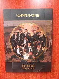 音乐·CD  DVD光盘·歌曲.唱片·盒装 ：【WANNA ONE 0+1=1  （워너원）2018年专辑 1CD+写真、卡片等】  1碟装  广东音像出版社出版