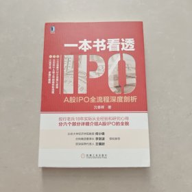 一本书看透IPO：A股IPO全流程深度剖析