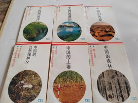 中国自然地理知识丛书 中国的沼泽、中国的沙漠、中国的湖泊、中国的森林、中国的土壤、中国的自然保护区【6本合售】