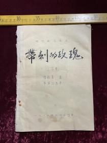 1989年，电视剧文学本《带刺的玫瑰》上、下集，编剧李温，导演刘浩学，西安电影制片厂