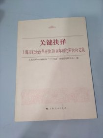 关键抉择—— 上海市纪念改革开放30周年理论研讨会文集