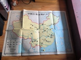 教学挂图:中国主要金属矿产 1开