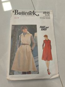 4948-Butterick纸样--英文原版-服装裁剪---简易-说明教材图