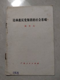 论林彪反党集团的社会基础
