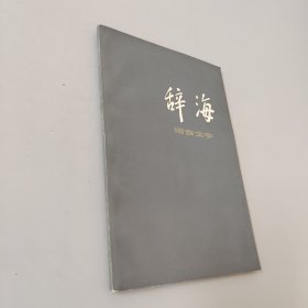 辞海语言文字分册