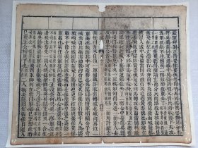 三国志.严颜拜谢…清木刻古籍散页一页.传统手工托裱.(托裱纸:加厚手工黄宣)古籍页面尺寸约33.6cmx26.8cm.可装饰书房、工作室.不议价.