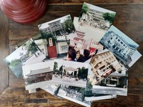 八十年代西安彩色老照片，内容包含易俗社、钟楼、火车站、革命公园、人民体育场、光明电影院等。一共17张。