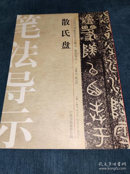 中国历代碑帖技法导学集成·笔法导示（3）：散氏盘