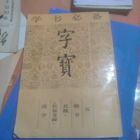 学书必备字宝5、字宝五、楷书北魏.《张猛龙碑》选字