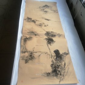 清代无款山水画