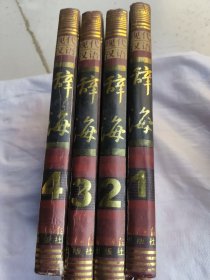 现代汉语辞海（全四册）书皮磨损 看图
