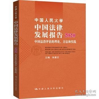 中国人民大学中国法律发展报告2020——中国法治评估的理论、方法和实践