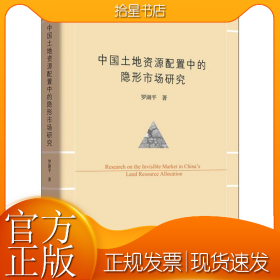 中国土地资源配置中的隐形市场研究