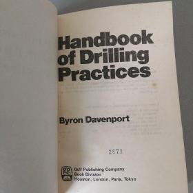 Hand book ofDfilling practices