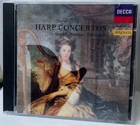 HARP CONCERTOS
Handel
Boieldieu - Dittersdorf 竖琴音乐会
亨德尔•Boieldieu•迪特斯多夫 1967年*1980年台卡宪草
@1990台卡唱片有限公司
封面:乔舒亚 •雷诺兹爵士(Sir joshua Reynolds)的 《简的肖像》(1732-92)。布里奇曼艺木图书馆。
CD产自西德
印于西德/mprime en Allemagne。CD