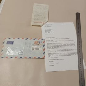 麻省理工致北京农业大学动物医学院长王清兰教授信及其回信1996年