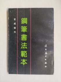 辽宁美术版《钢笔书法范本》，史成俊书法，馆藏库存未阅6714，详见图片及描述