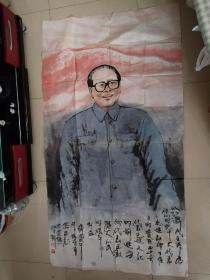 美协主席张孝勇作品一幅 尺寸，长1.72米，宽0.97米