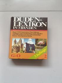 DUDEN-LEXIKON IN 3 BANDEN