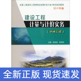 建设工程计量与计价实务(水利工程) 2019