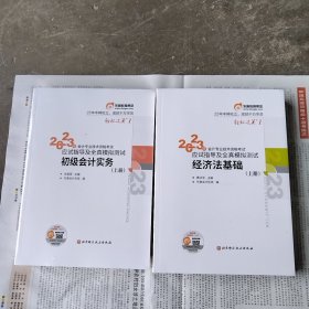 东奥会计 轻松过关1 2023年会计专业技术资格考试应试指导及全真模拟测试 初级会计实务（上下）＋经济法基础（上中下），共计5册合售