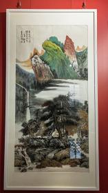 【终身保真字画】张转137X68cm！展览作品，软片，不带框
原名张泽选，1968年生，祖籍河北唐山，现居北京，职业画家。研修于中国国家画院，师从梁占岩先生。现为中国美术家协会会员、国家公安部美术家协会会员。