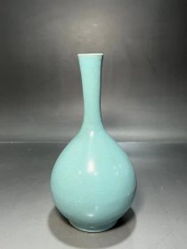 瓷器，老窑瓷，蓝釉瓶。。