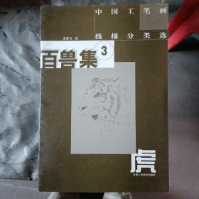 中国工笔画线描分类选：百兽集3、虎