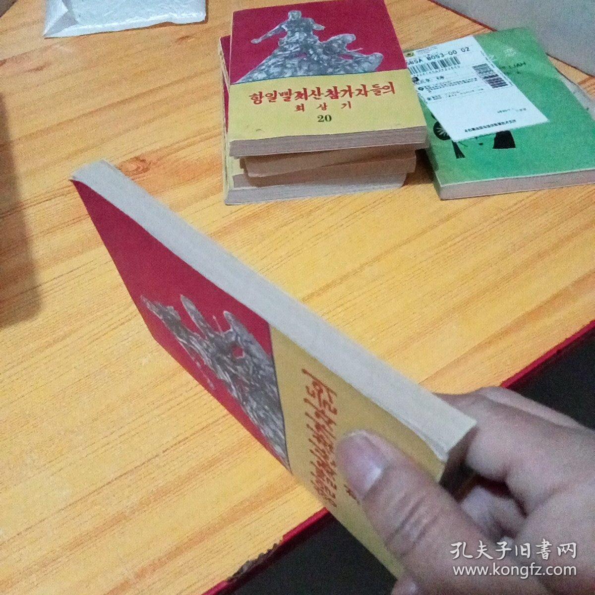 朝鲜原版书 抗日游击队员们的回忆录 20