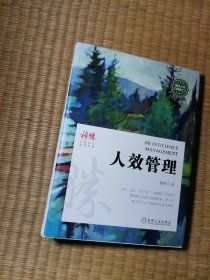 人效管理（正版现货 内页有处划线 内干净无写划 实物拍图）