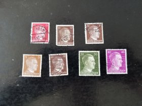 德国1941年信消邮票一组 旧品如图，保真，包挂号，非假不退