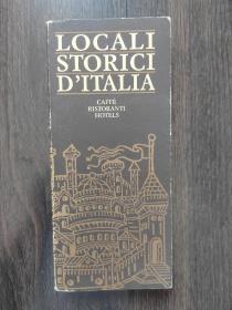 外文原版 Locali storici d’italia