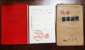 1958年，建筑材料工业部淄博建筑材料工业学校中等专业学校优等毕业证书。首见，完整带成绩单和外封套，好品。53年博山工业技术学校更名为重工业部博山建筑材料工业学校。56年更名为建筑材料工业部淄博建筑材料工业学校。58年3月19日更名为建筑工程部淄博建筑材料工业学校。。为济南大学前身之一。