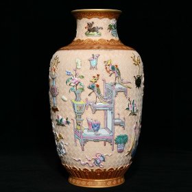 《精品放漏》乾隆灯笼瓶——清代瓷器收藏