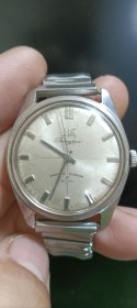 50年代上海1123/516机械17钻手表，经典十字线走时正常特殊年代特殊制作