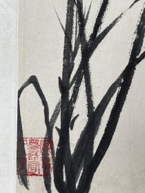 张广璞    尺寸 66/33  镜片
字 子玉 、号 自娱，善书法写兰竹。平生精通珠宝，长于古玩艺术品鉴赏。杂项鉴定专家张秉坚的父亲。