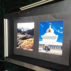 摄影作品36：同一来源系列之建筑风景照片二张(藏地风情)，作者不同，彩色