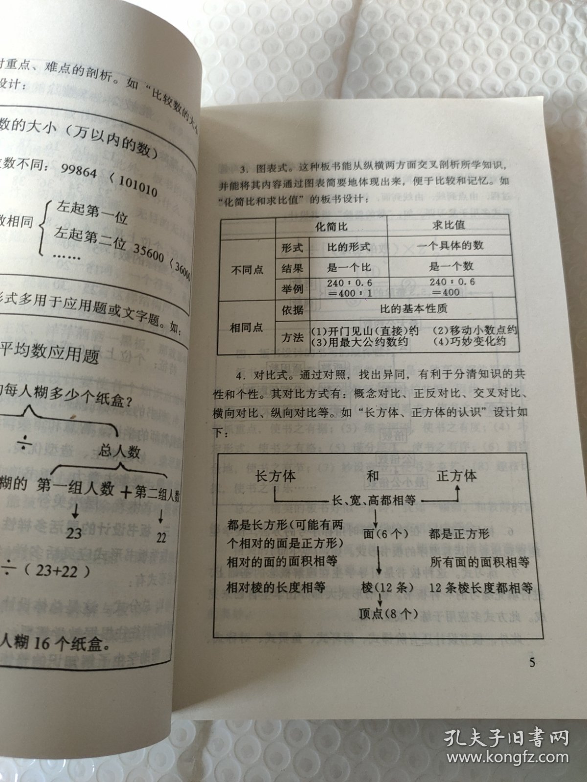 小学数学课堂板书设计及应用