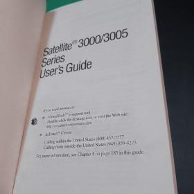 [说明书类]toshiba satellite 3000/3005 series user's guide  东芝说明书