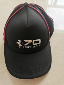 法拉利 70周年 限量版 棒球帽 鸭舌帽 超跑，尺寸为标准，全新带标签 绝版收藏版