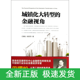 城镇化大转型的金融视角：从更广阔的视角思考中国城镇化转型之路