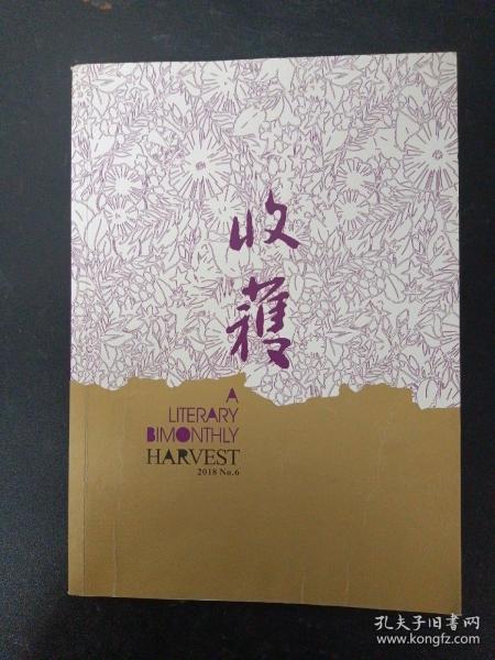 收获.文学双月刊 2018年 第6期总第272期（冯骥才《漩涡里》、黄永玉连载等）