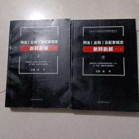 社会主义市场经济法律新释新解丛书：刑法（总则）及配套规定新释新解（第7版 套装上下册）